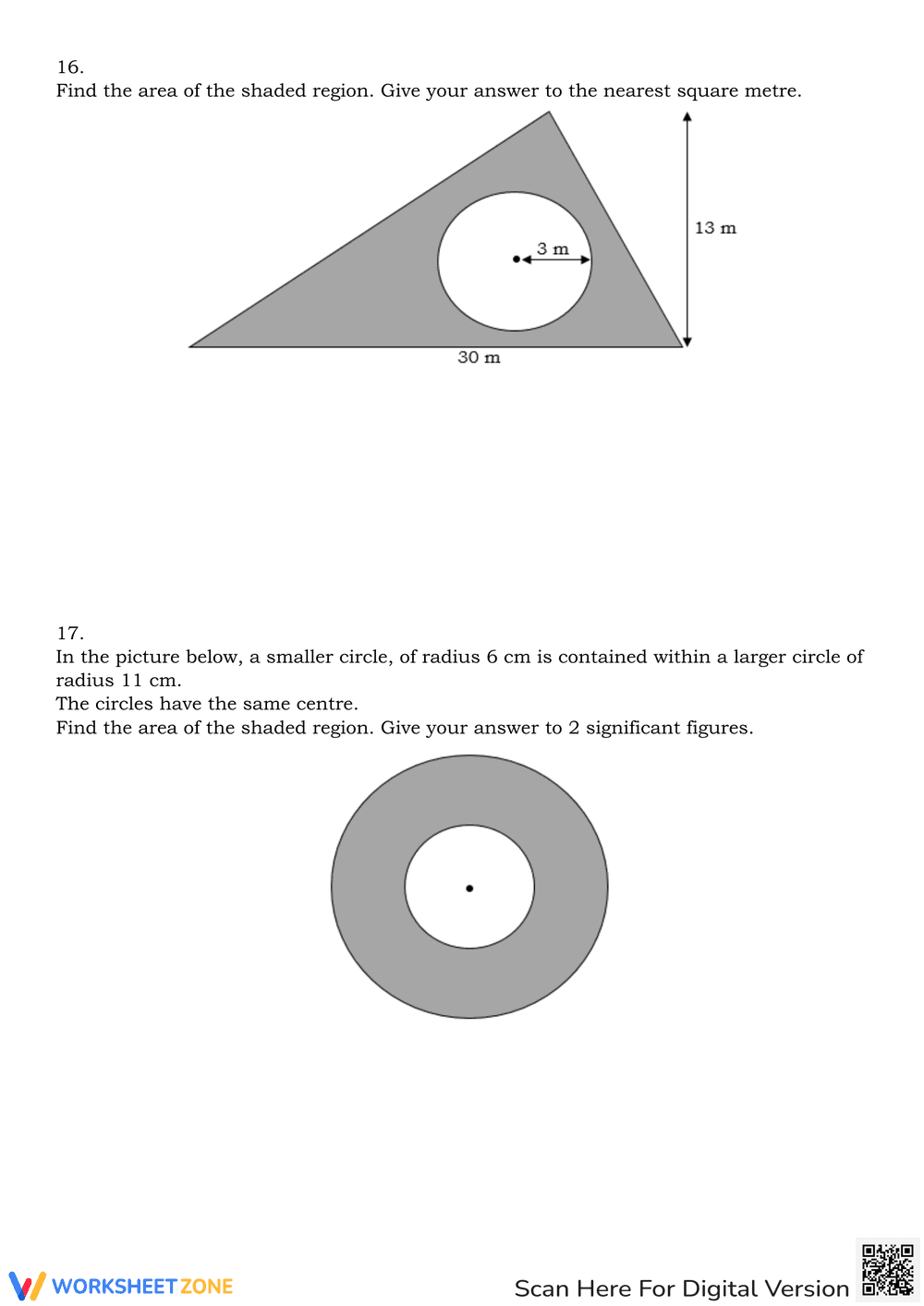 Compound Shapes Practice: Area Calculation - Page 8