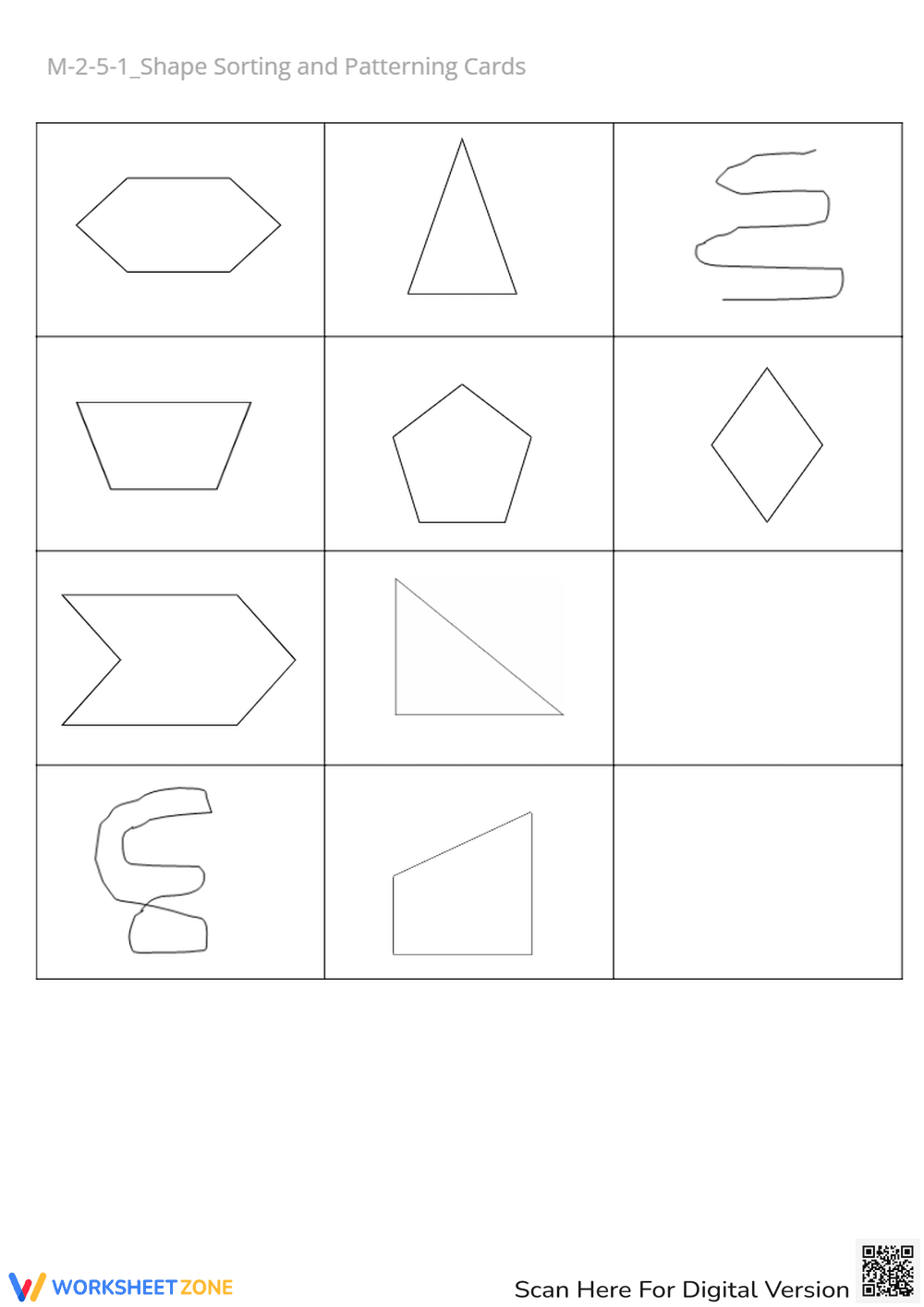 Shape Sorting and Patterning Cards - Page 2