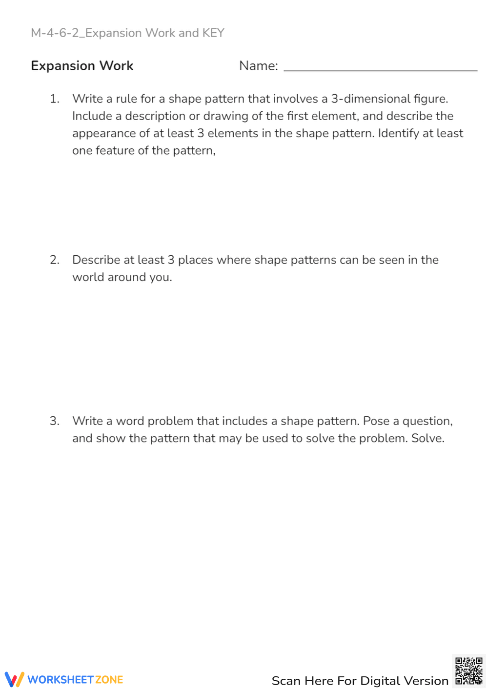 M-4-6-2_Expansion Work and KEY - Page 1