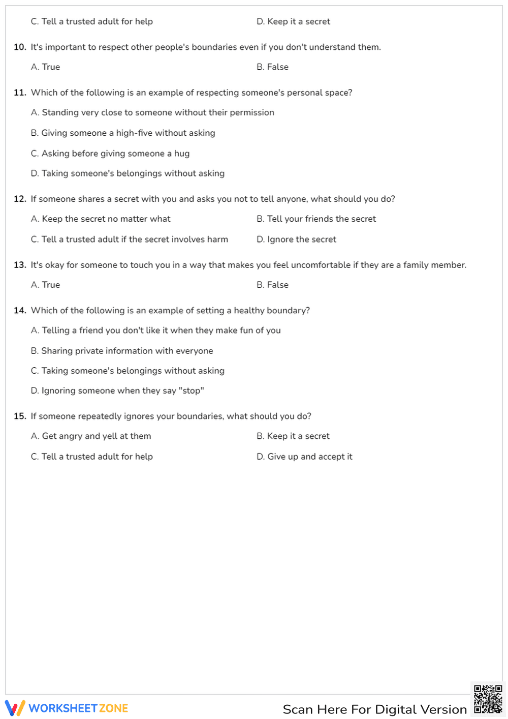 Understanding and Setting Personal Boundaries - Page 2
