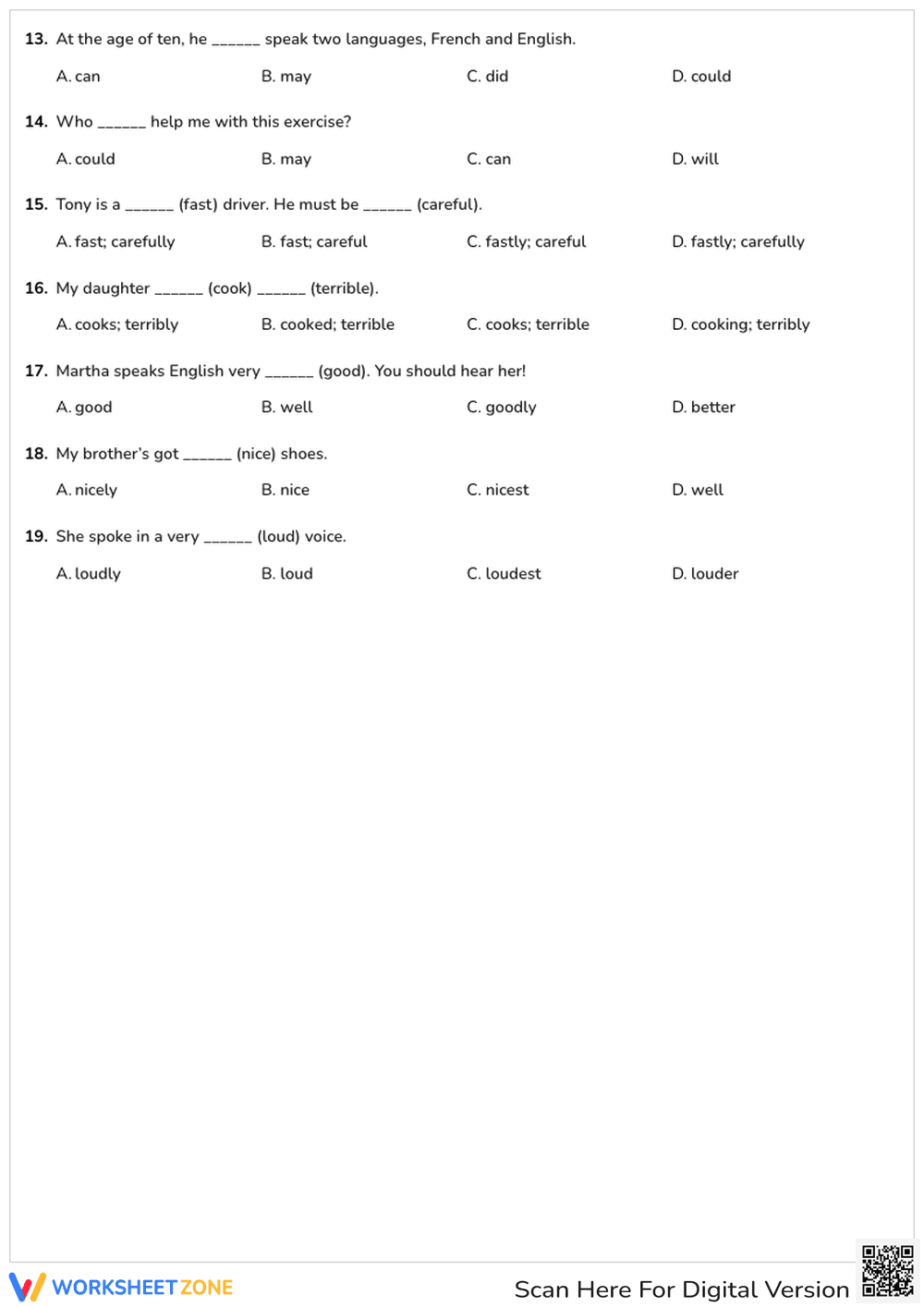 Destination A1: Extra Grammar Practice Unit 5 - Page 2