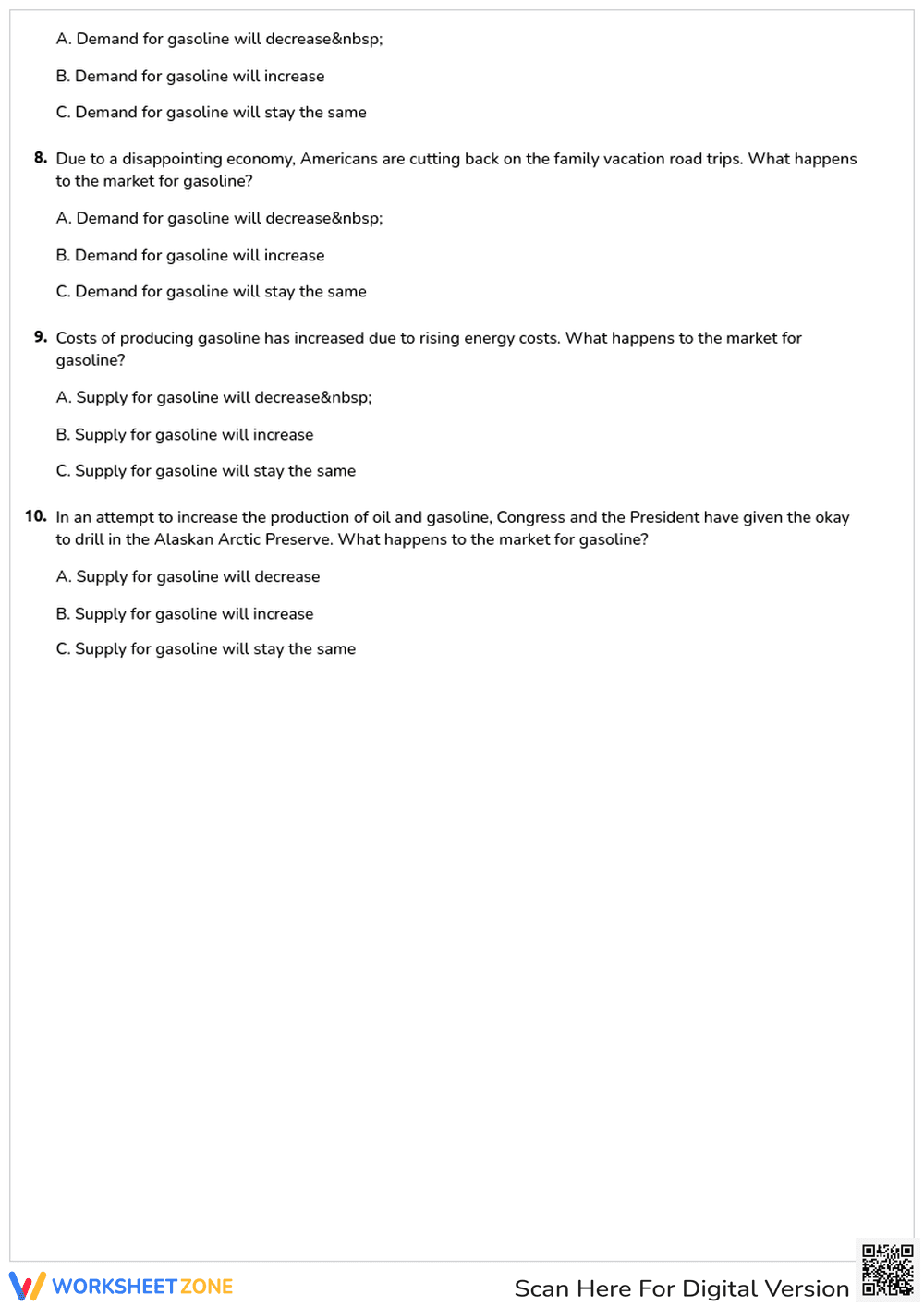 Supply and Demand - Page 2