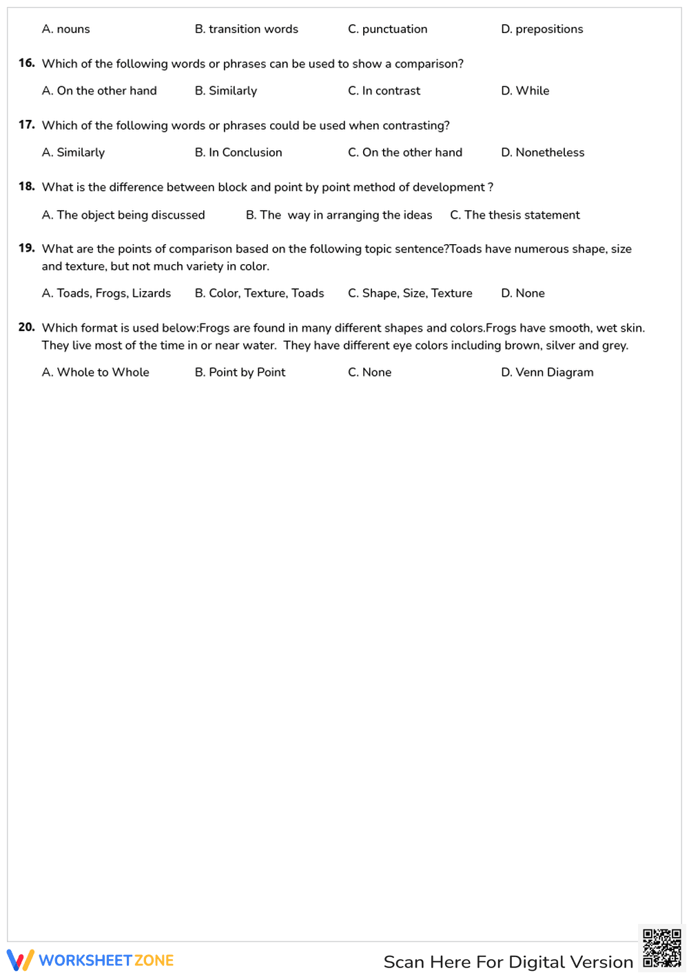 Compare and Contrast Essay - Page 3