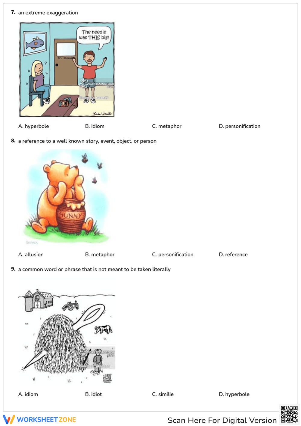 Figurative Language: Mastering Metaphors, Similes, and More - Page 3