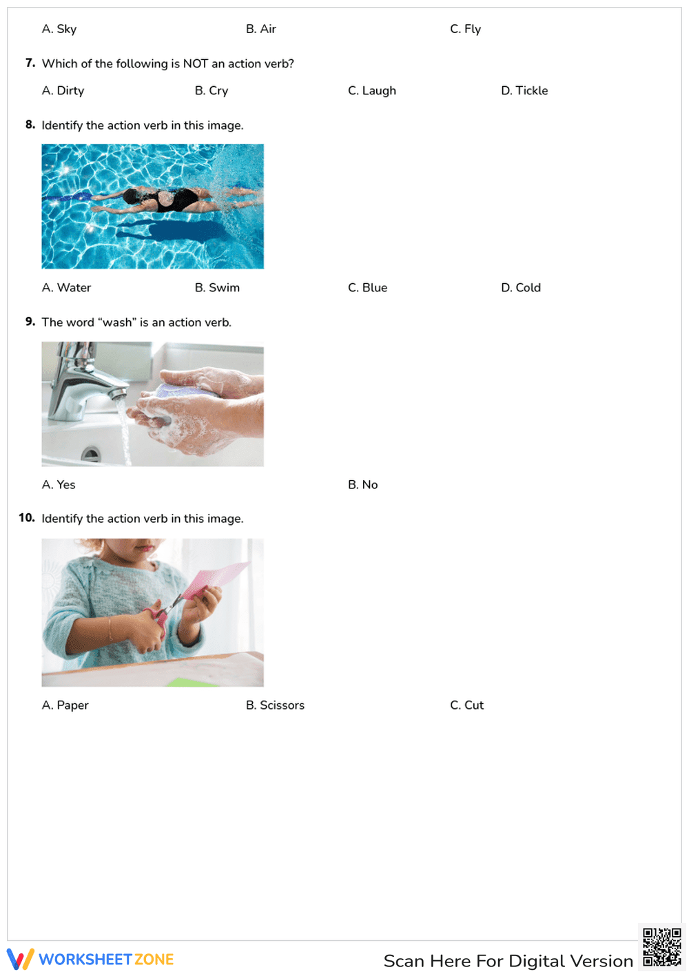 Action Verbs - Page 2