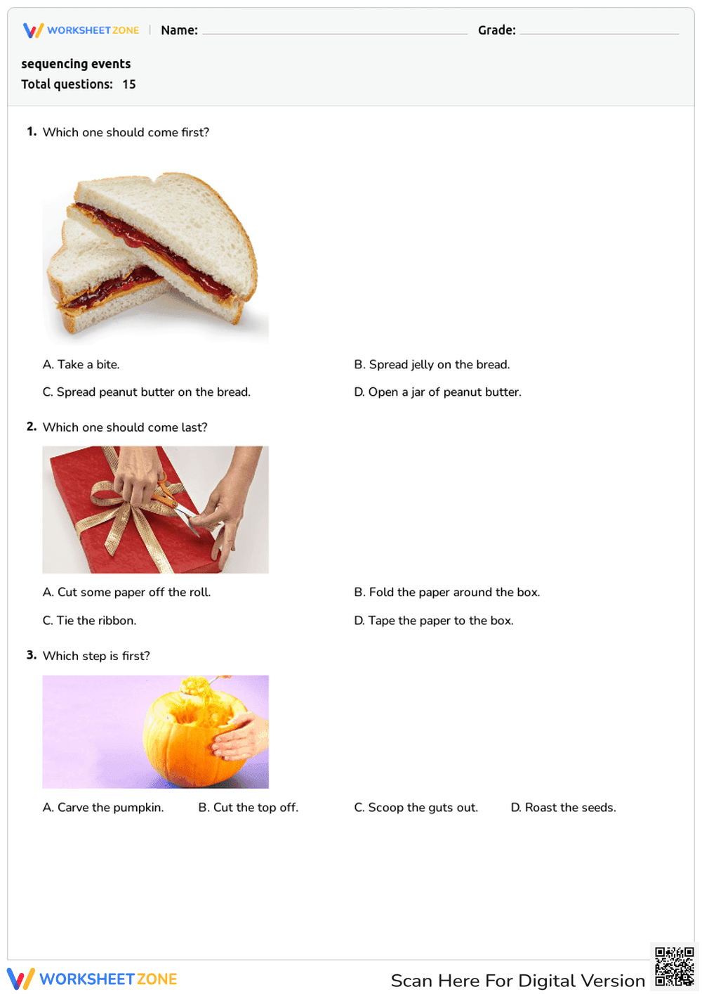 sequencing events - Page 1