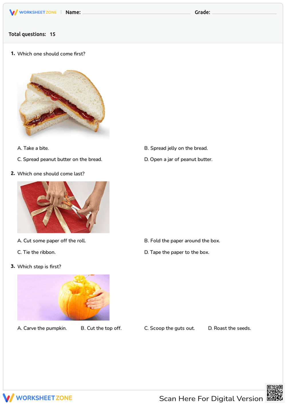 Sequencing events - Page 1