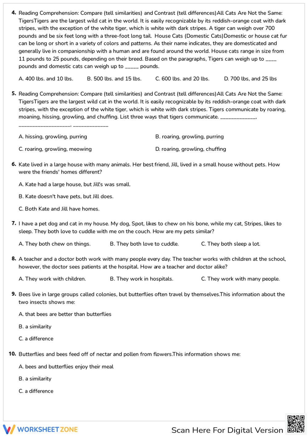 Comparing and Contrasting - Page 2