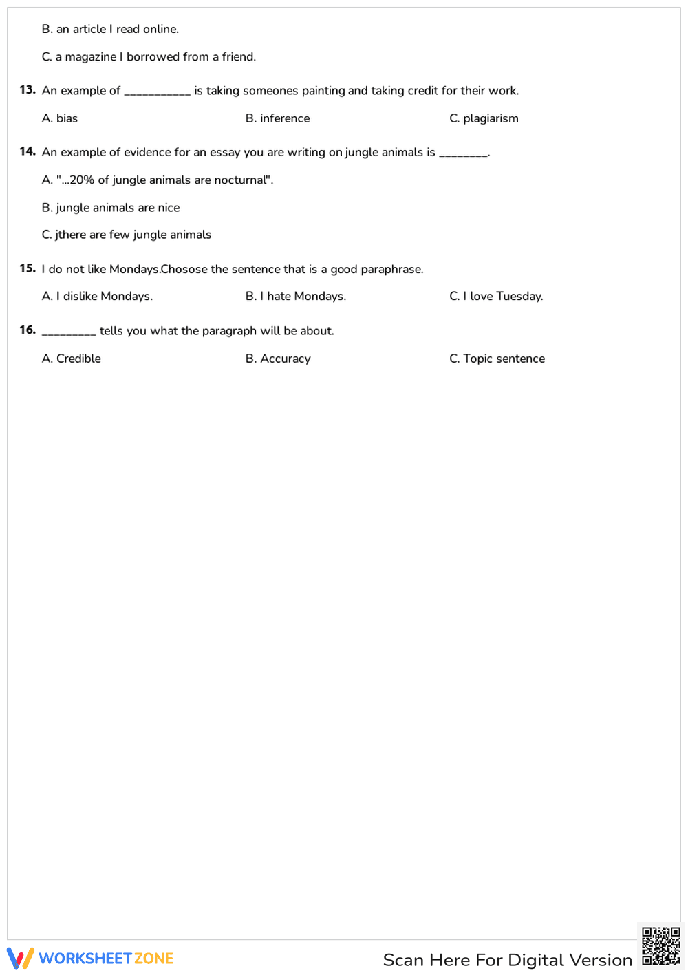 Informational/Explanatory Writing - Page 2