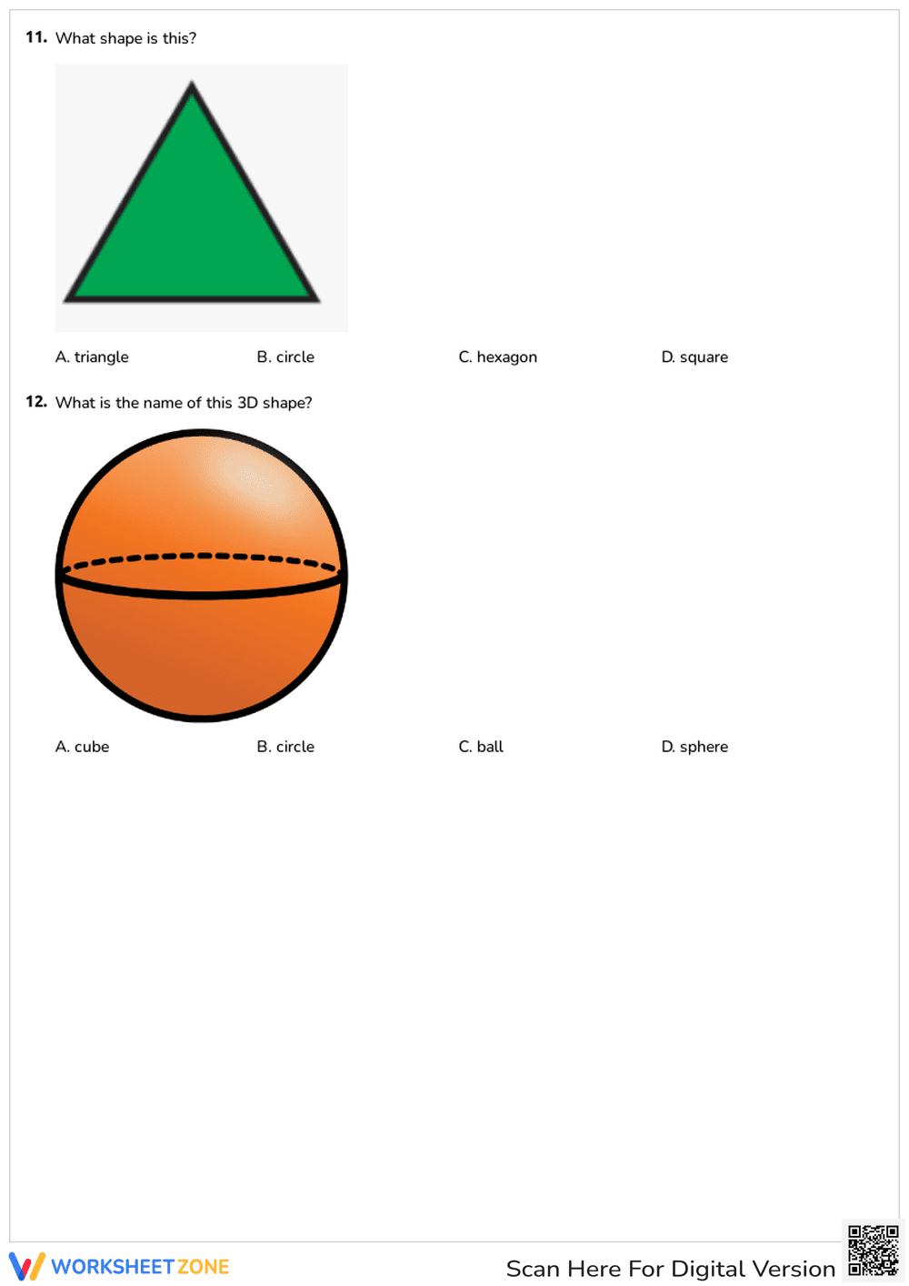 Identifying Shapes and Attributes - Page 4