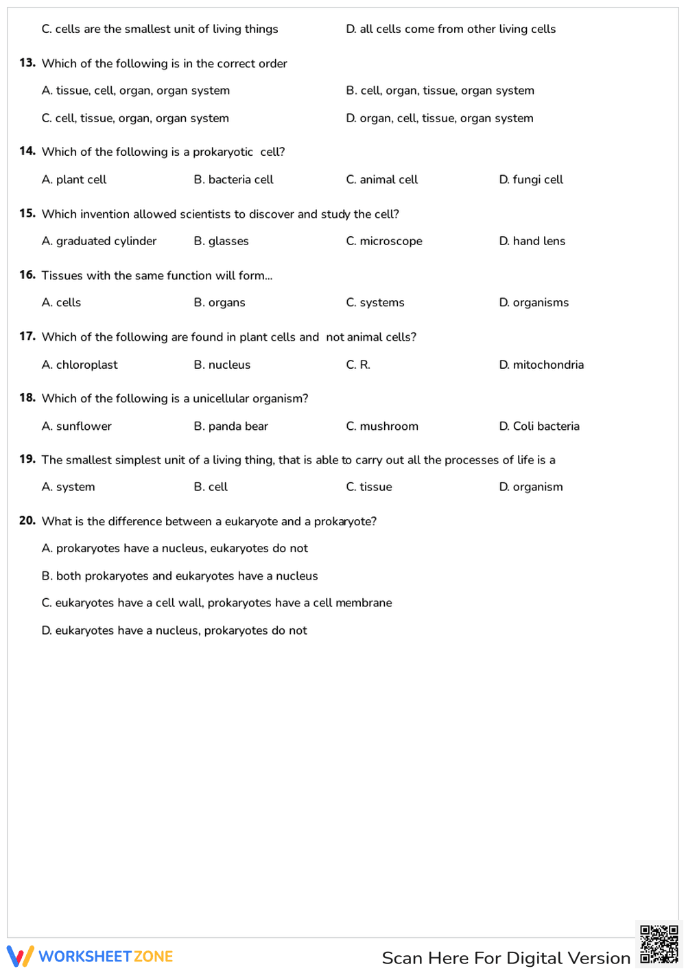 Learn Cell Organelles - Page 2